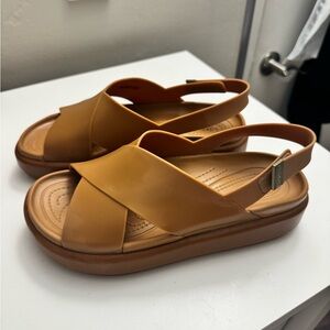 Women's Tan Slingback Sandals